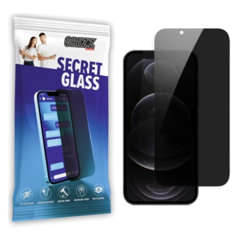 Diskrétní tvrdené sklo GrizzGlass Secret Glass pre iPhone SE 2020