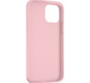 Farebný silikónový kryt pre iPhone 12 - ružový