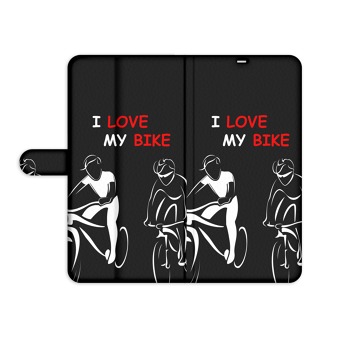 Knižný obal na mobil Samsung Galaxy A7 (2018) - I love cycling