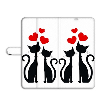 Zatváracie puzdro pre Samsung Galaxy A90 (5G) - Cat Love
