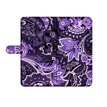 Flipové puzdro pre Samsung Galaxy Grand Prime / VE - Purple abstraction