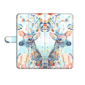 Puzdro typu kniha pre Huawei P20 lite - Painted Deer
