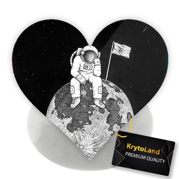 Prémiový biely popsocket srdce so vzorom